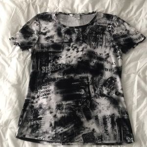 Stretchy European Graphic Tee